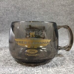 WWE WrestleMania 23 Souvenir Mug Ford Field Detroit 2007 Plastic